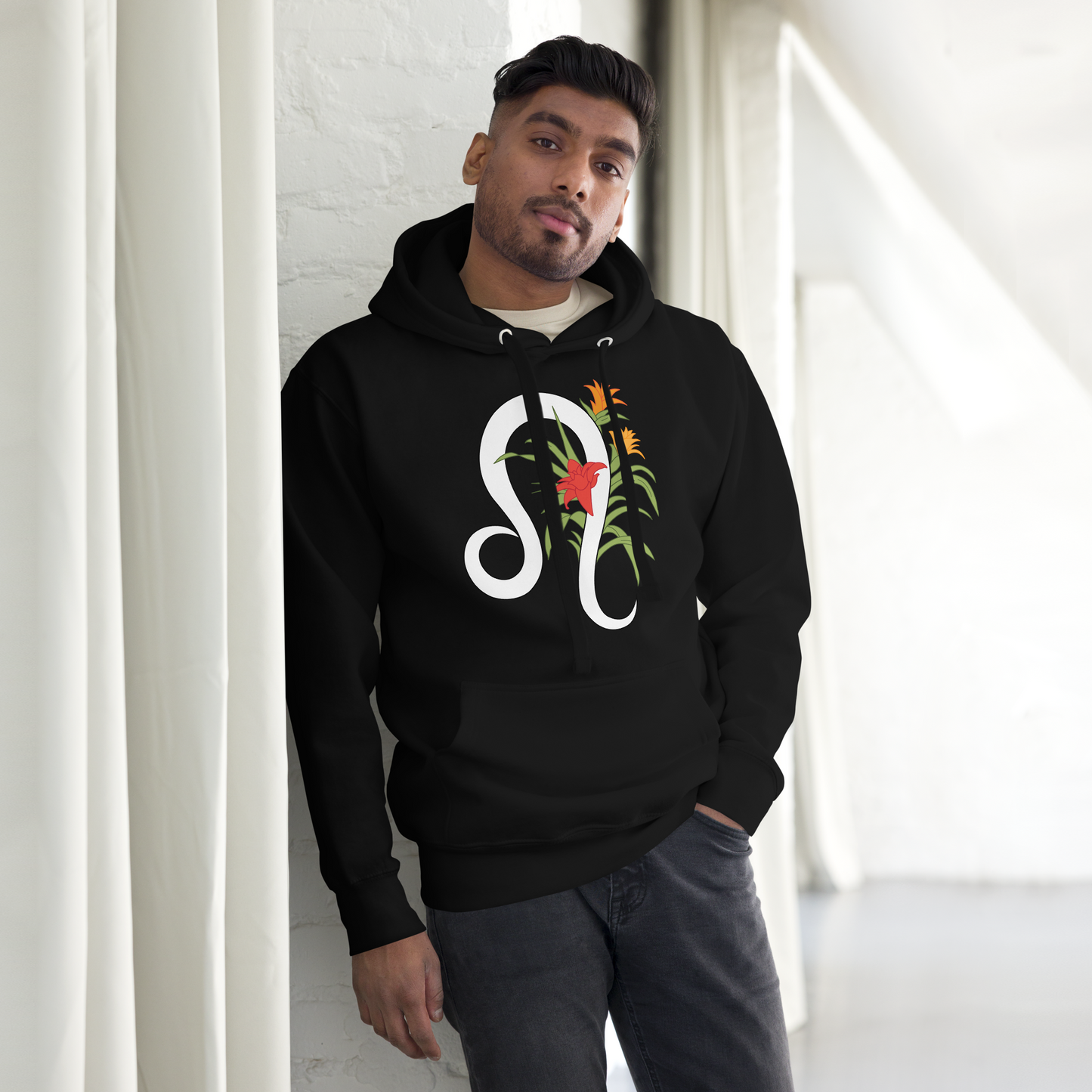 Leo:  "Born to Shine, Built to Lead" Unisex Hoodie