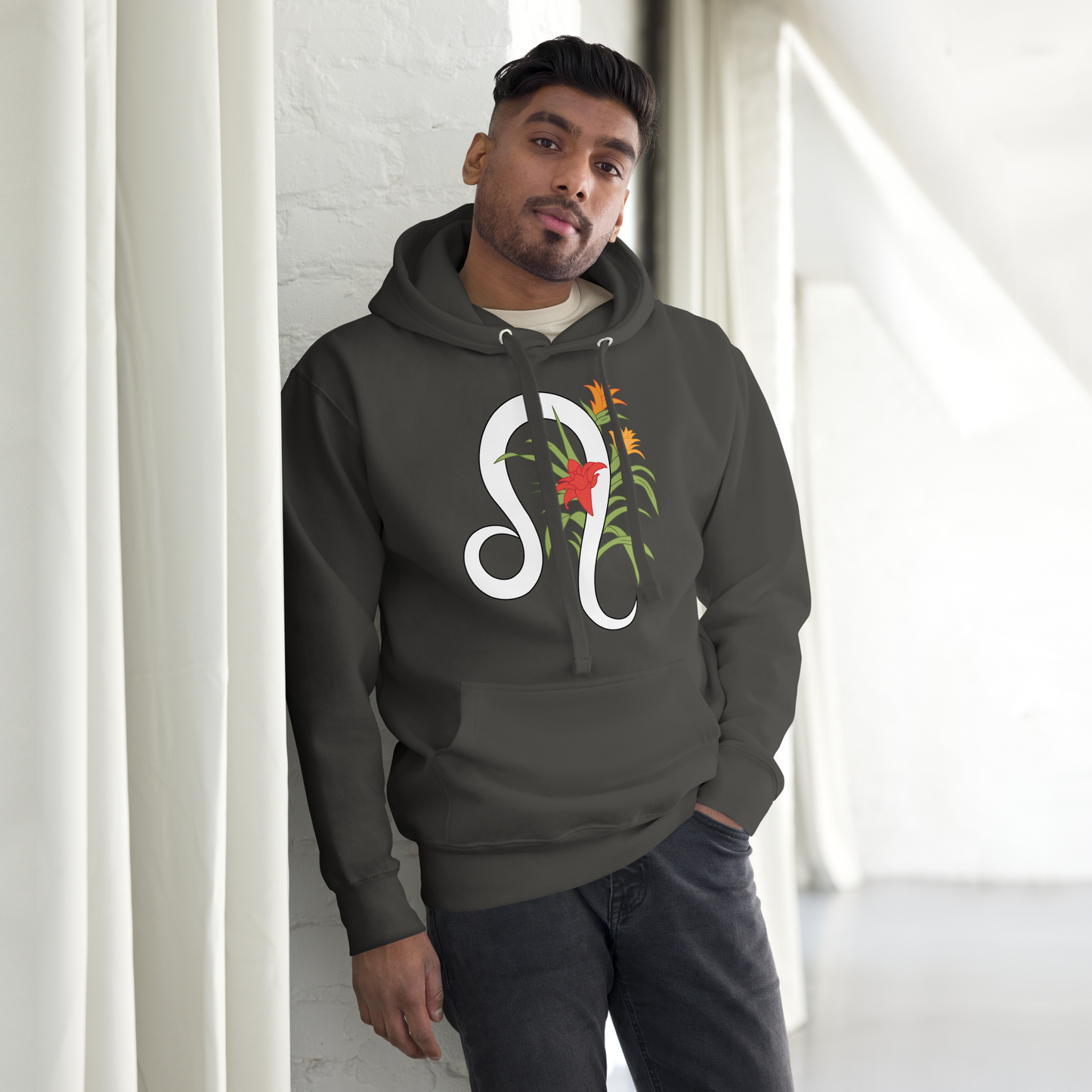 Leo:  "Born to Shine, Built to Lead" Unisex Hoodie