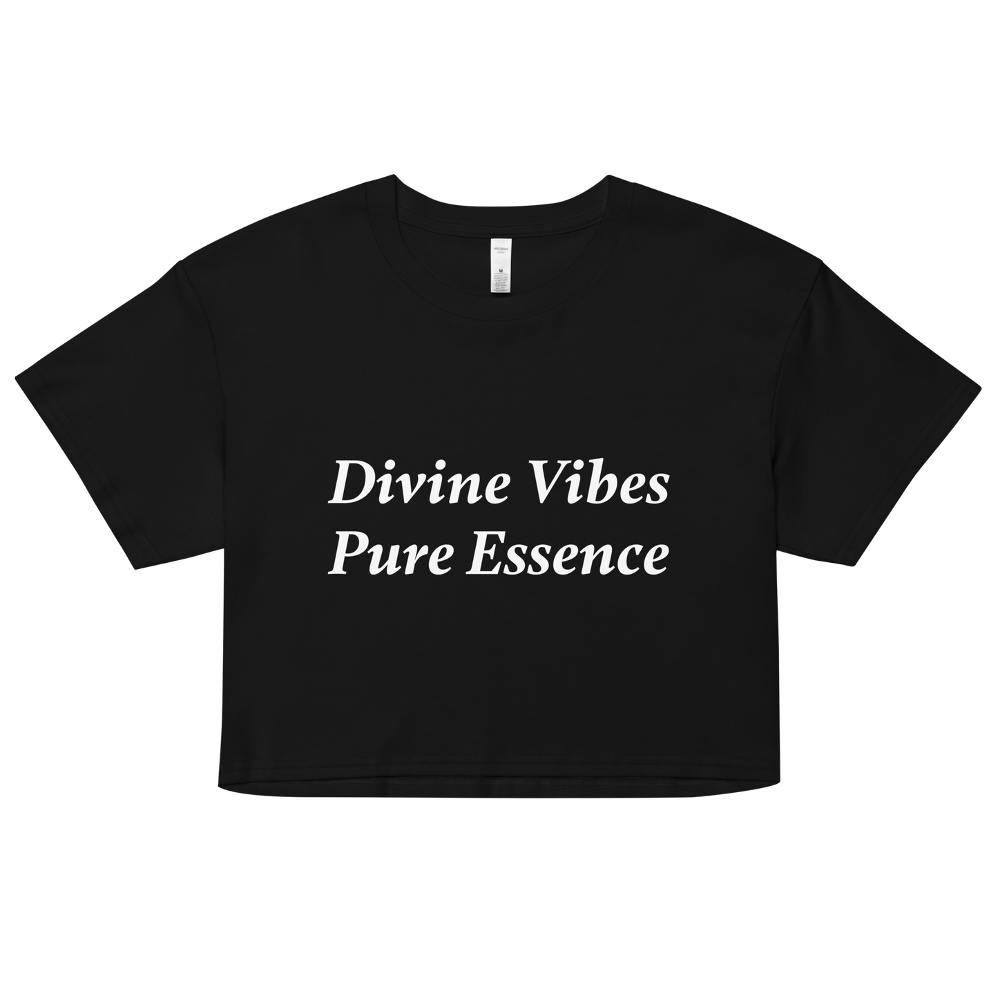 Gemini: "Divine Vibes, Pure Essence" Crop Top