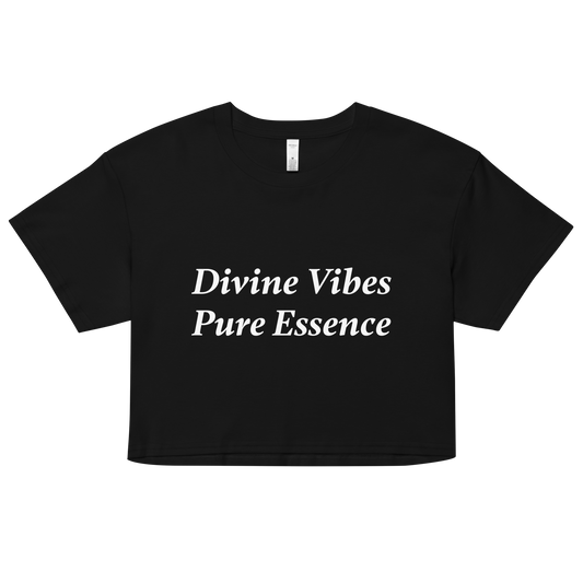 Gemini: "Divine Vibes, Pure Essence" Crop Top