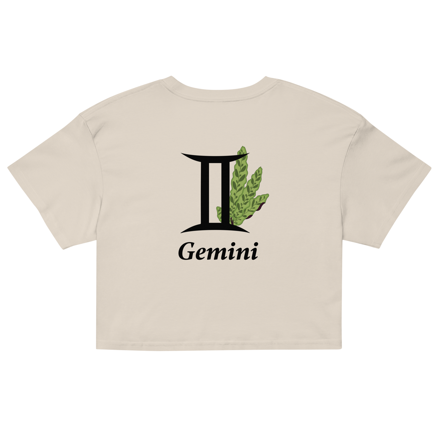 Gemini: "Divine Vibes, Pure Essence" Crop Top