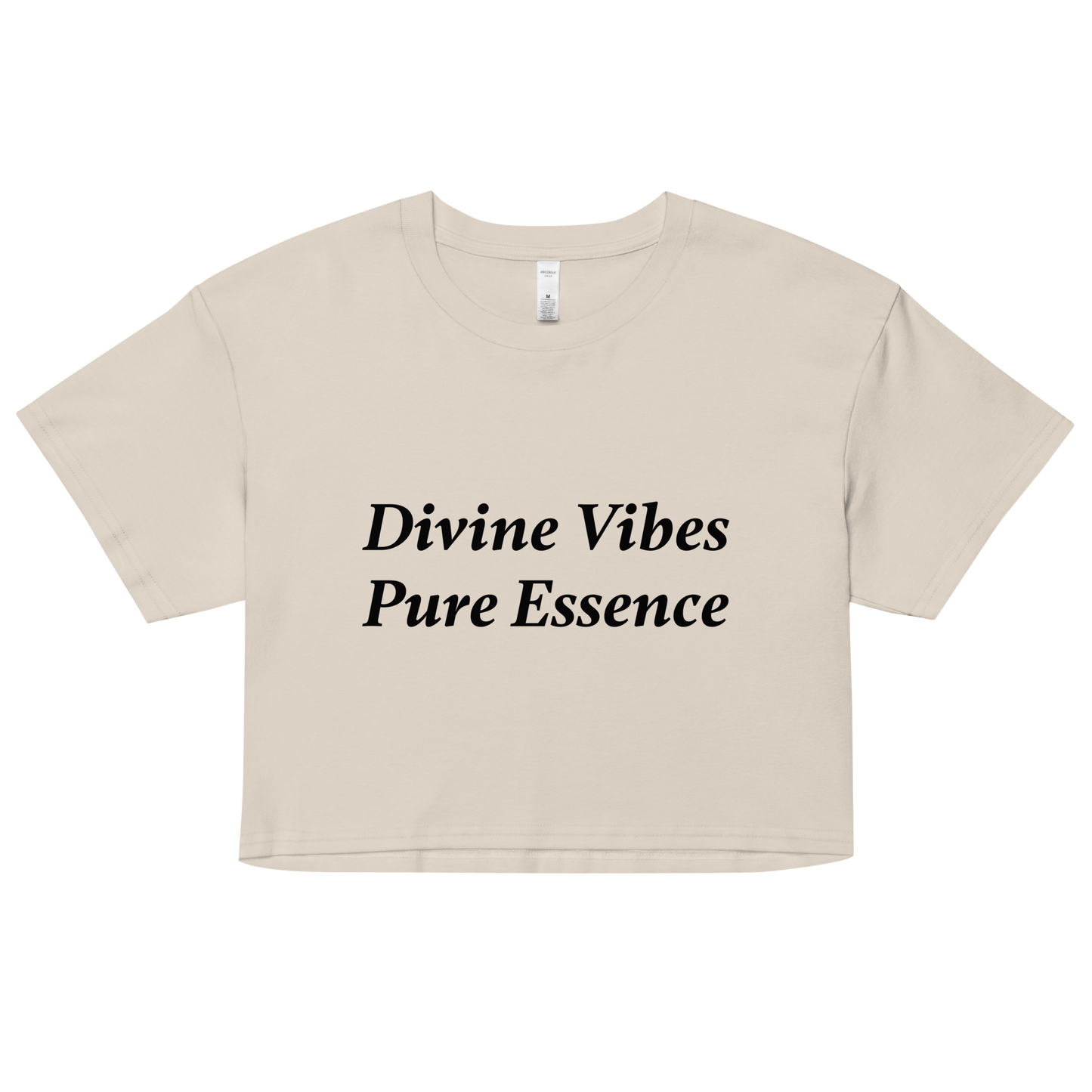 Gemini: "Divine Vibes, Pure Essence" Crop Top