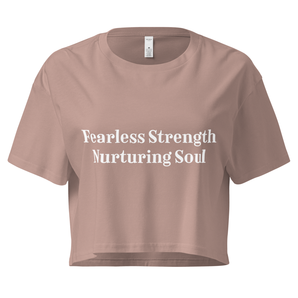 Cancer "Fearless Strength, Nurturing Soul" Crop Top