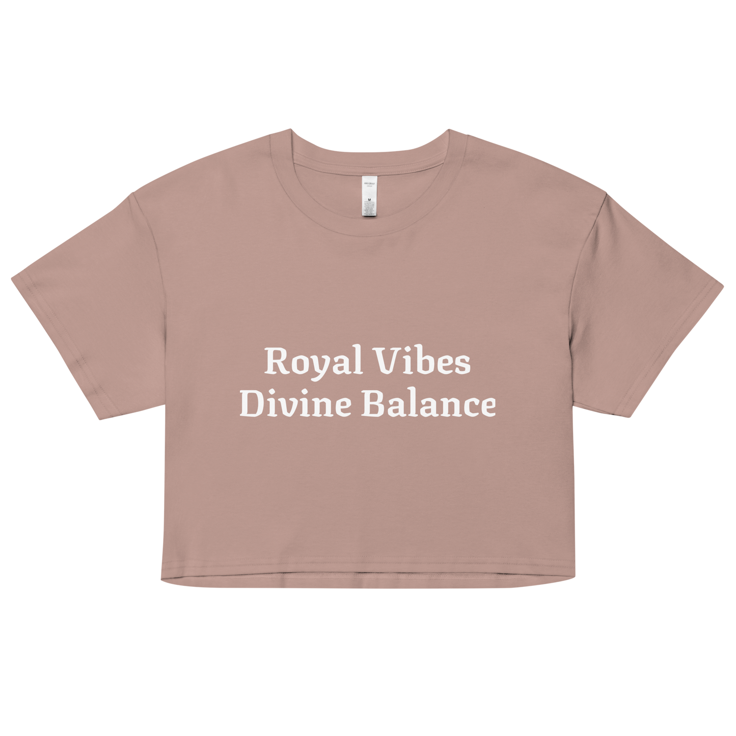 Libra: "Royal Vibes, Divine Balance" Crop Top