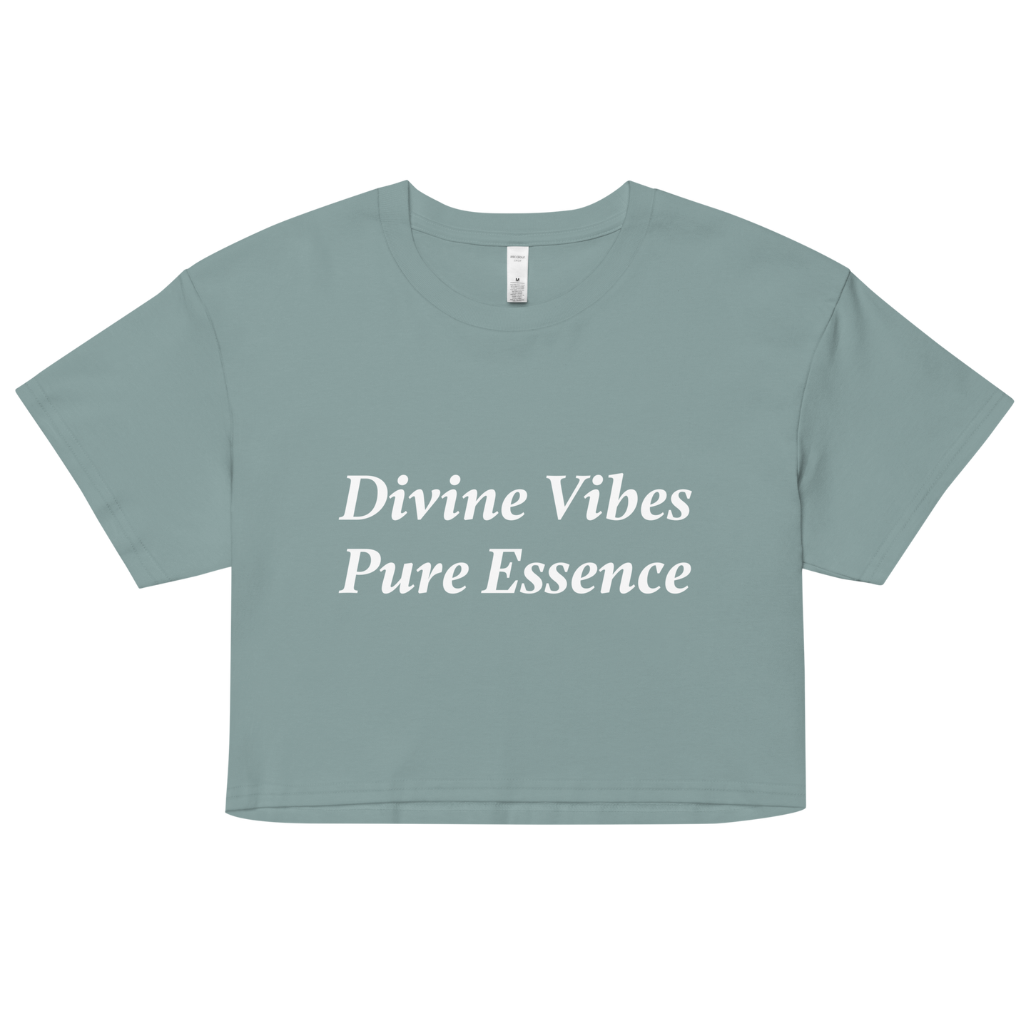 Gemini: "Divine Vibes, Pure Essence" Crop Top