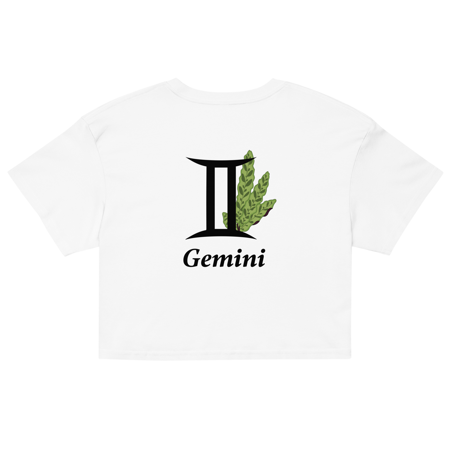 Gemini: "Divine Vibes, Pure Essence" Crop Top